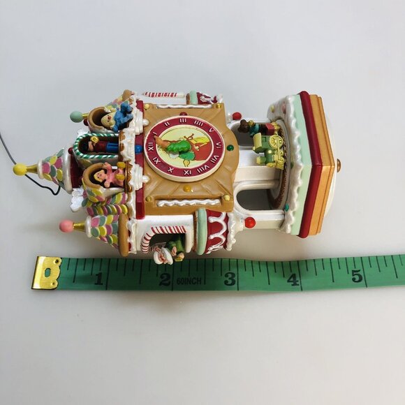 Magic Ornament Workshop Clock Movement Sound Light 2004 Hallmark Keepsake - Picture 8 of 12